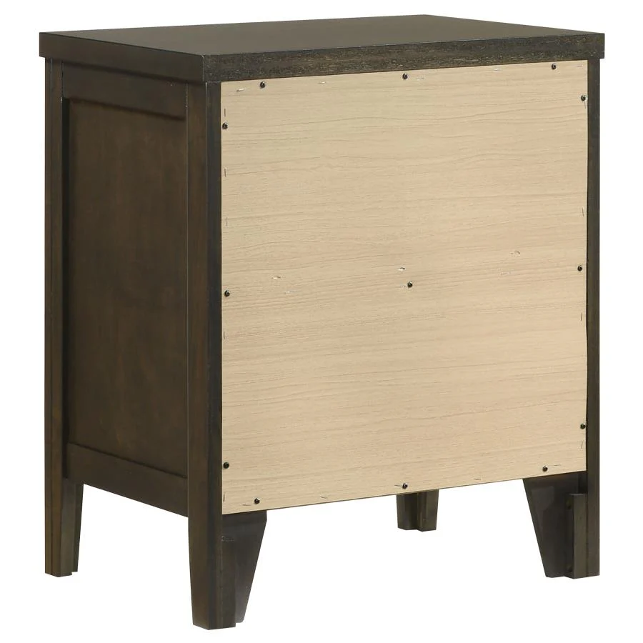 Wilkes - 2-Drawer Nightstand Bedside Table - Dark Cocoa - Image 6