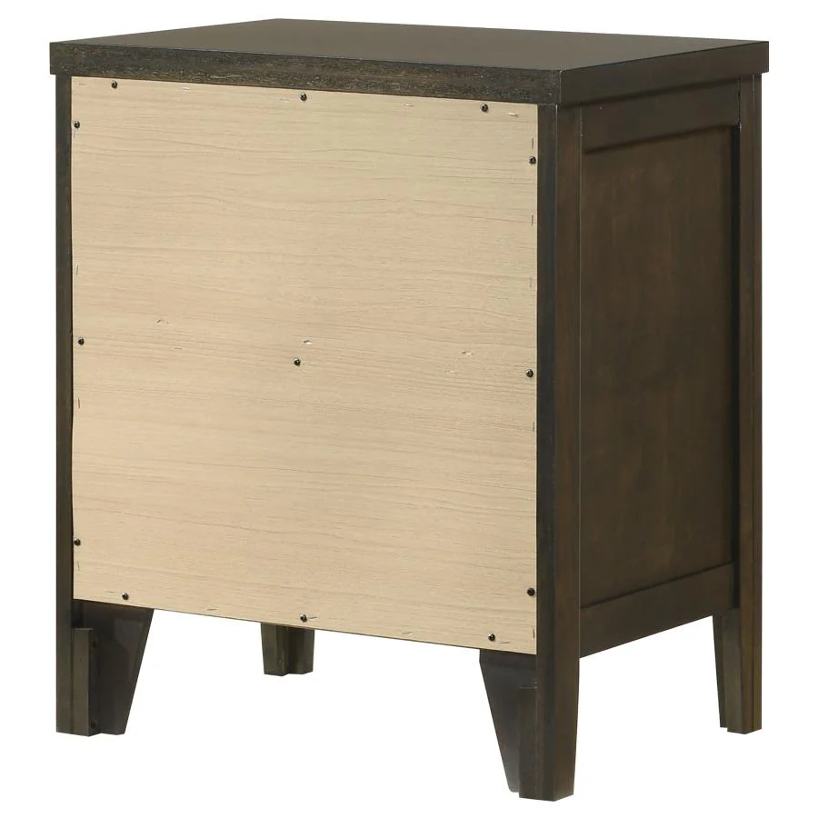 Wilkes - 2-Drawer Nightstand Bedside Table - Dark Cocoa - Image 8