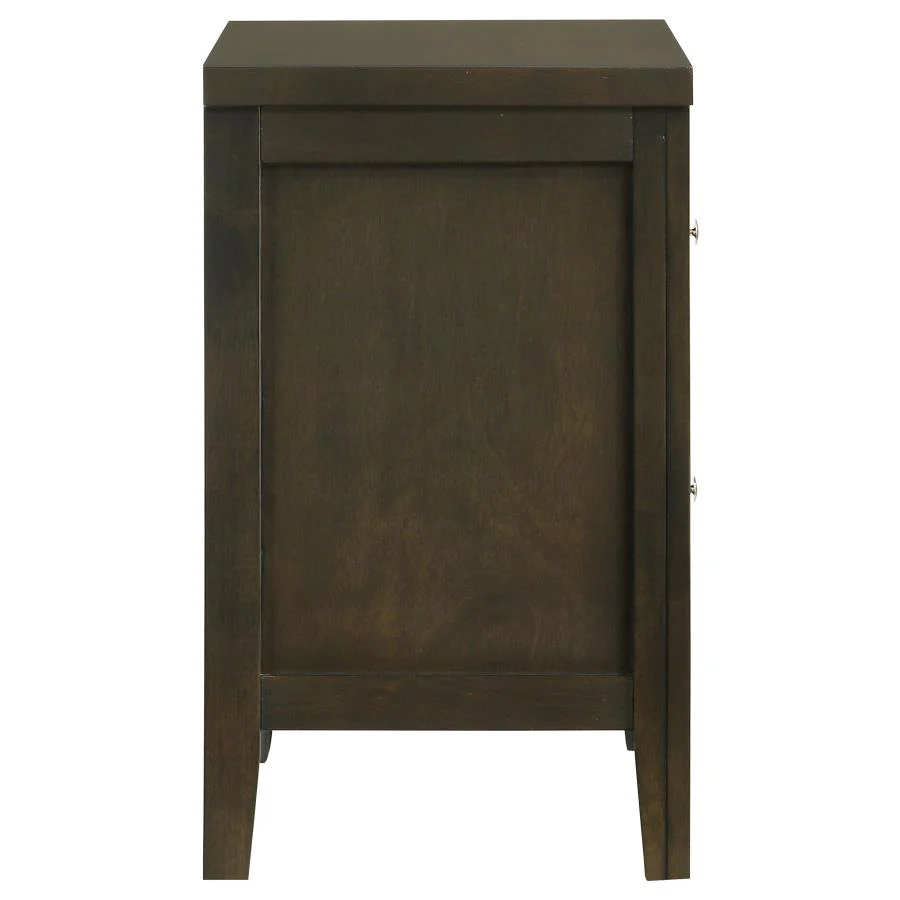 Wilkes - 2-Drawer Nightstand Bedside Table - Dark Cocoa - Image 9