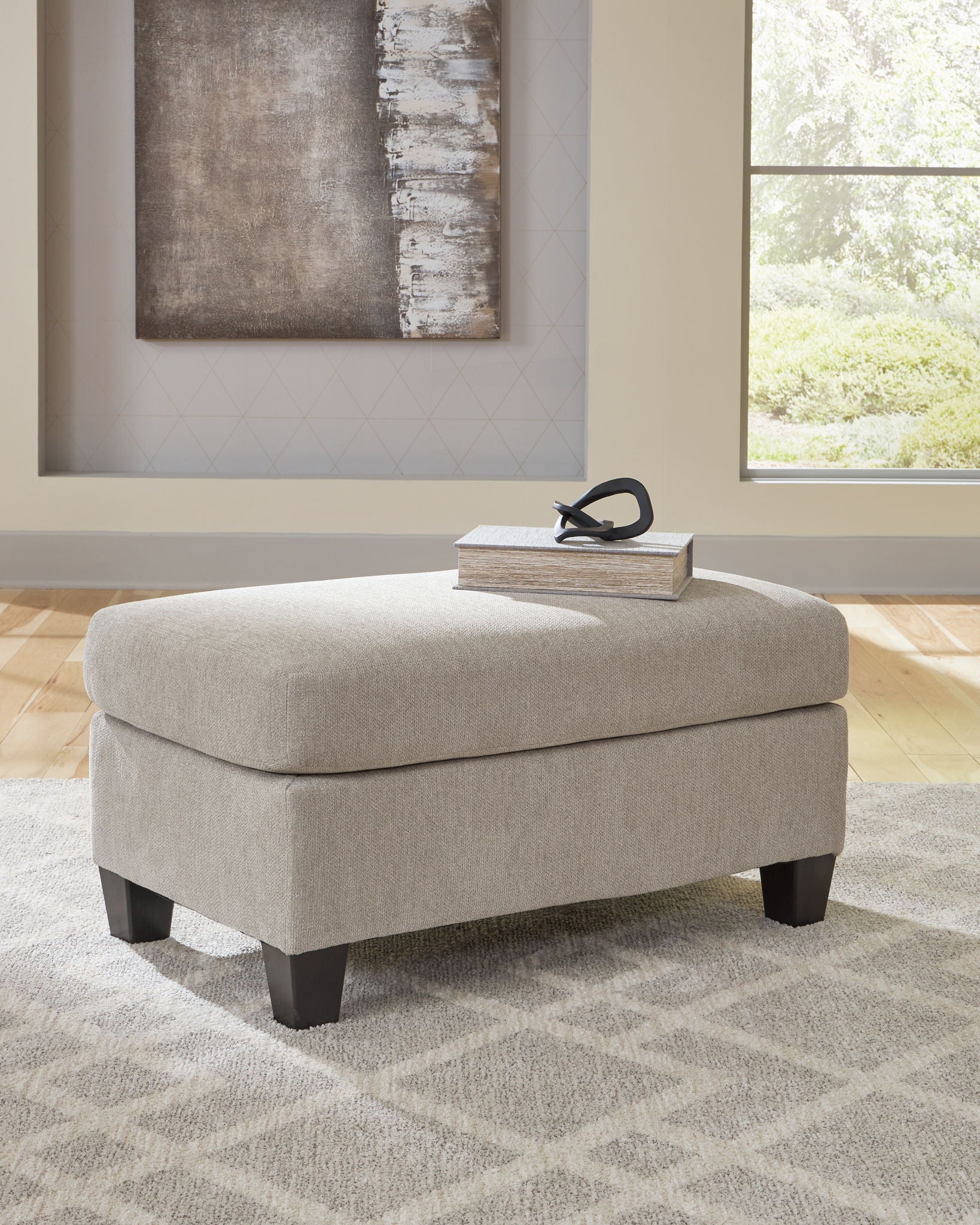Willarae - 2 Pc. - Chair And A Half, Ottoman - Taupe - Image 7