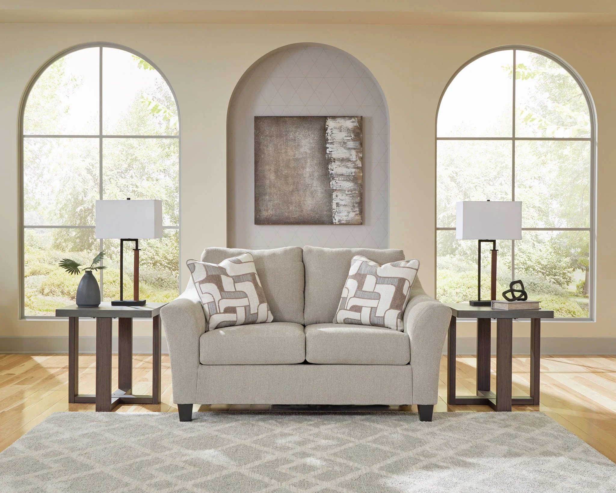 Willarae - 2 Pc. - Sofa, Loveseat - Taupe - Image 2