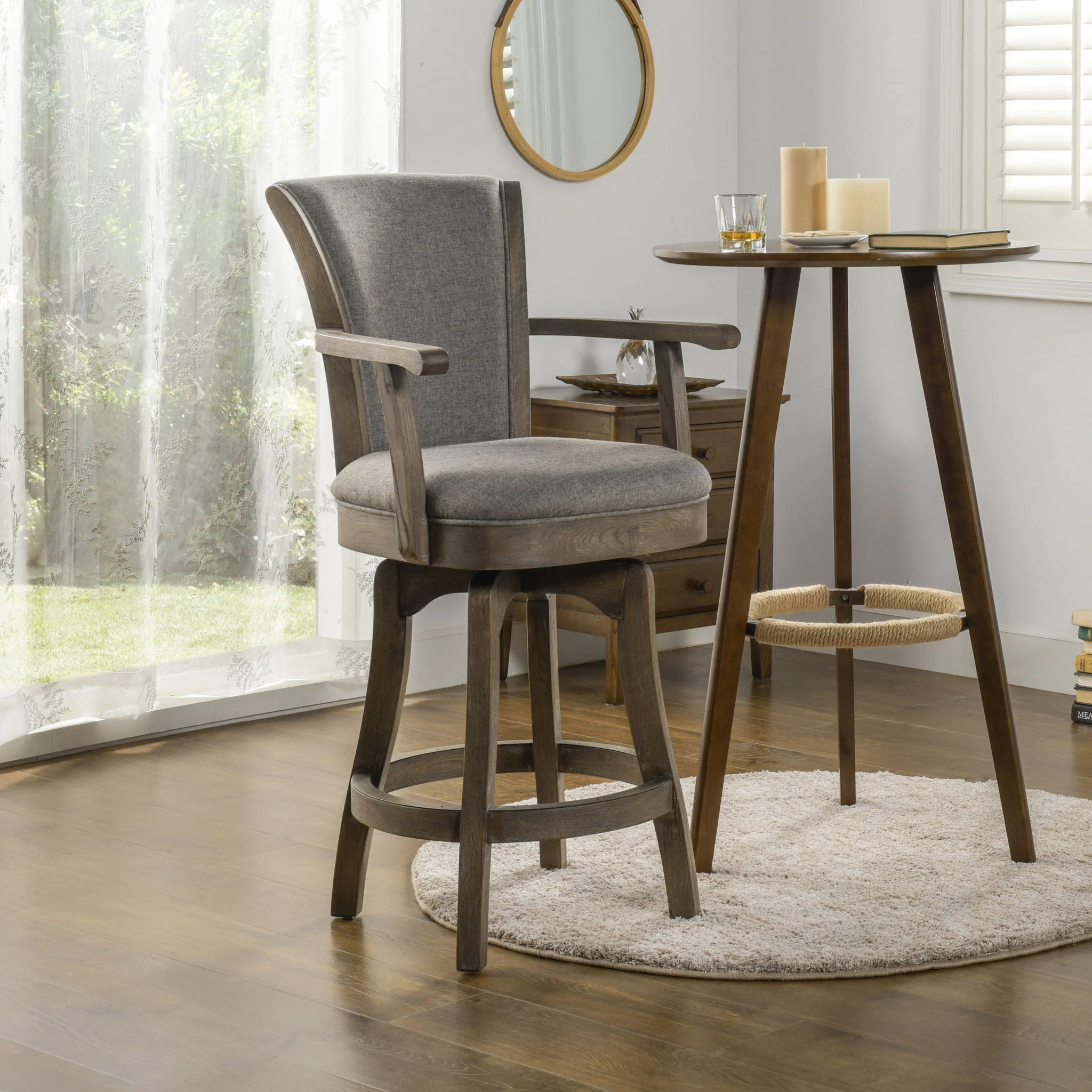 Williams - Swivel Counter Height Bar Stool - Image 3