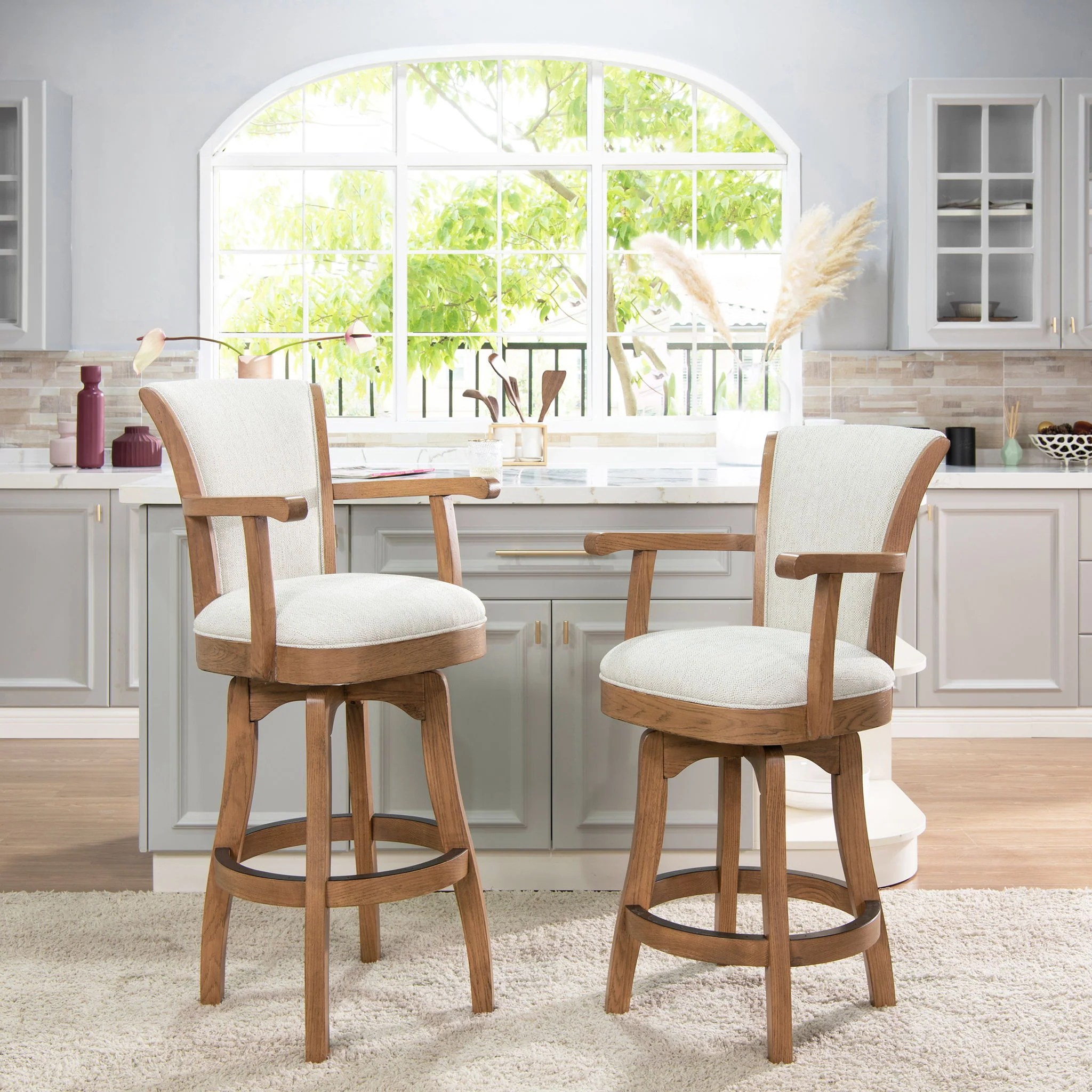 Williams - Swivel Counter Height Bar Stool - Image 4