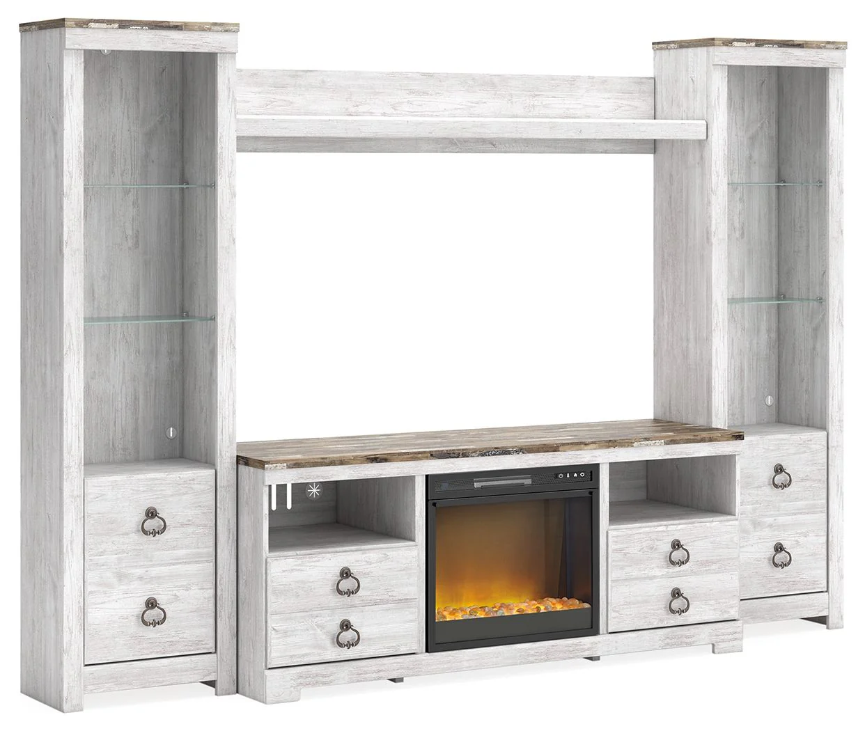 Willowton - Entertainment Center With Fireplace Option - Image 2