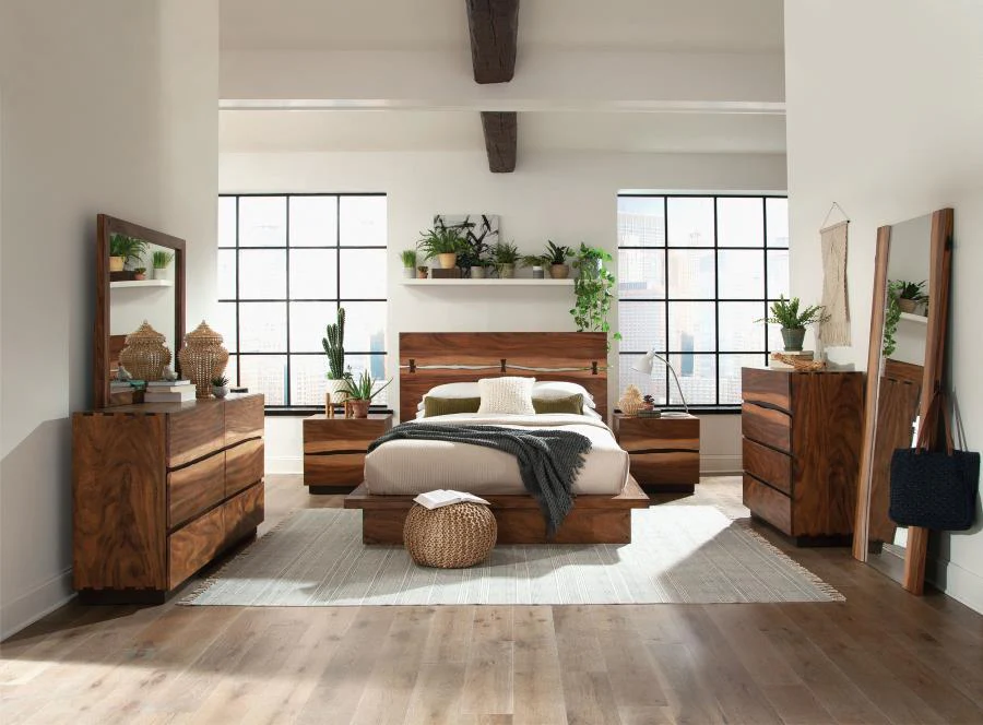 Winslow - 4-Drawer Bedroom Chest - Smokey Walnut - Image 4