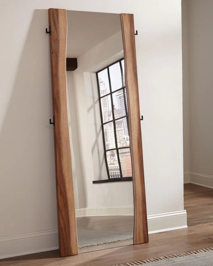 Winslow - Standing Floor Mirror - Smokey Walnut - Image 2