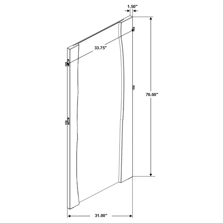 Winslow - Standing Floor Mirror - Smokey Walnut - Image 4