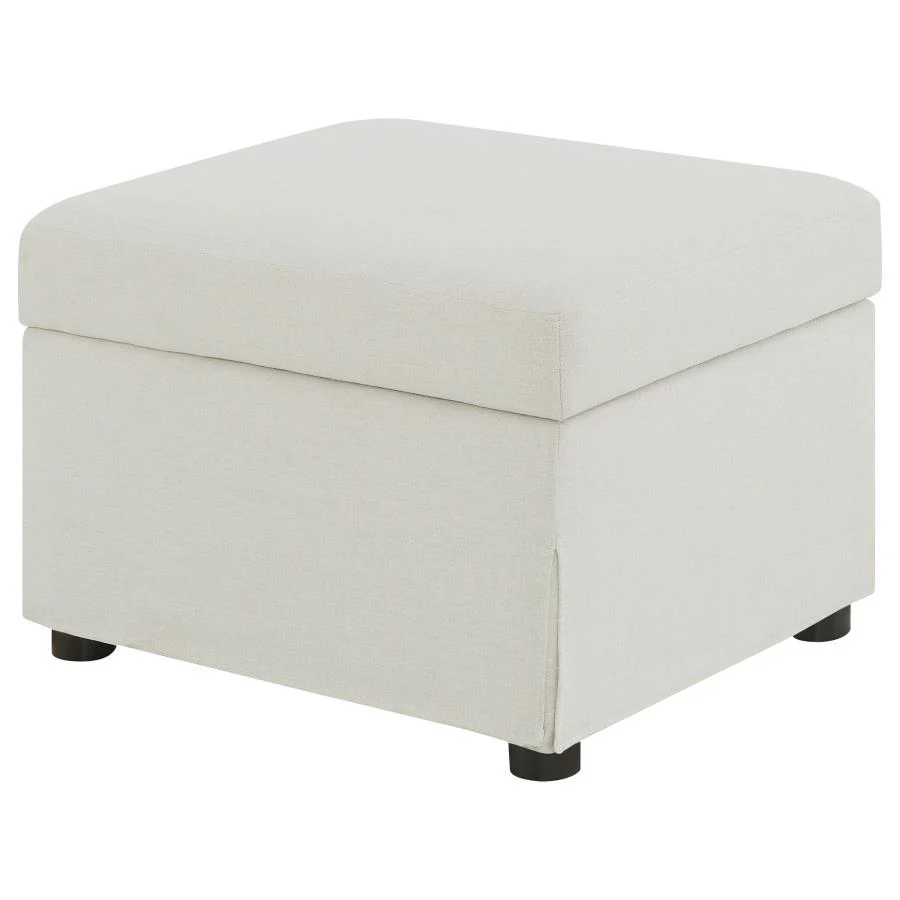 Winter - Upholstered Hydraulic Lift Top Storage Ottoman - Image 11
