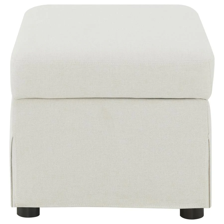 Winter - Upholstered Hydraulic Lift Top Storage Ottoman - Image 13
