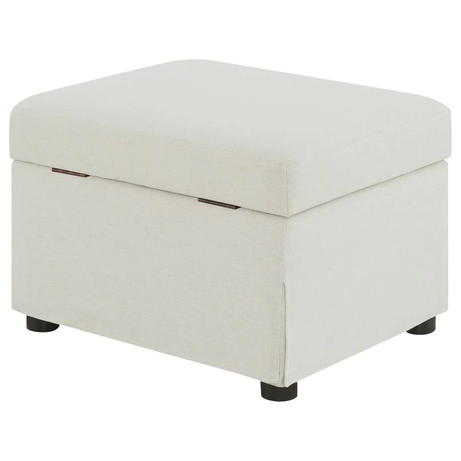 Winter - Upholstered Hydraulic Lift Top Storage Ottoman - Image 17