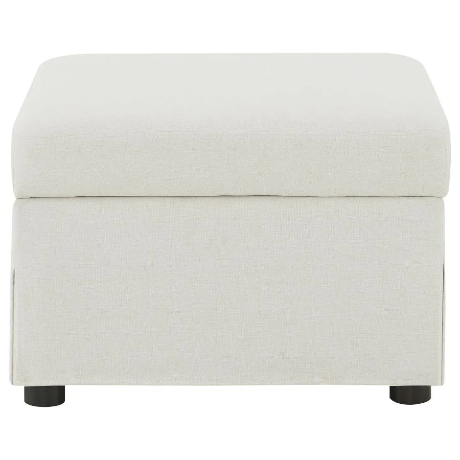 Winter - Upholstered Hydraulic Lift Top Storage Ottoman - Image 9