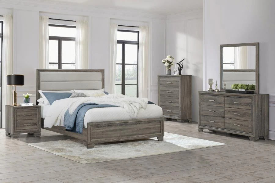 Wright - 2-Drawer Nightstand Bedside Table - Brown Oak - Image 15