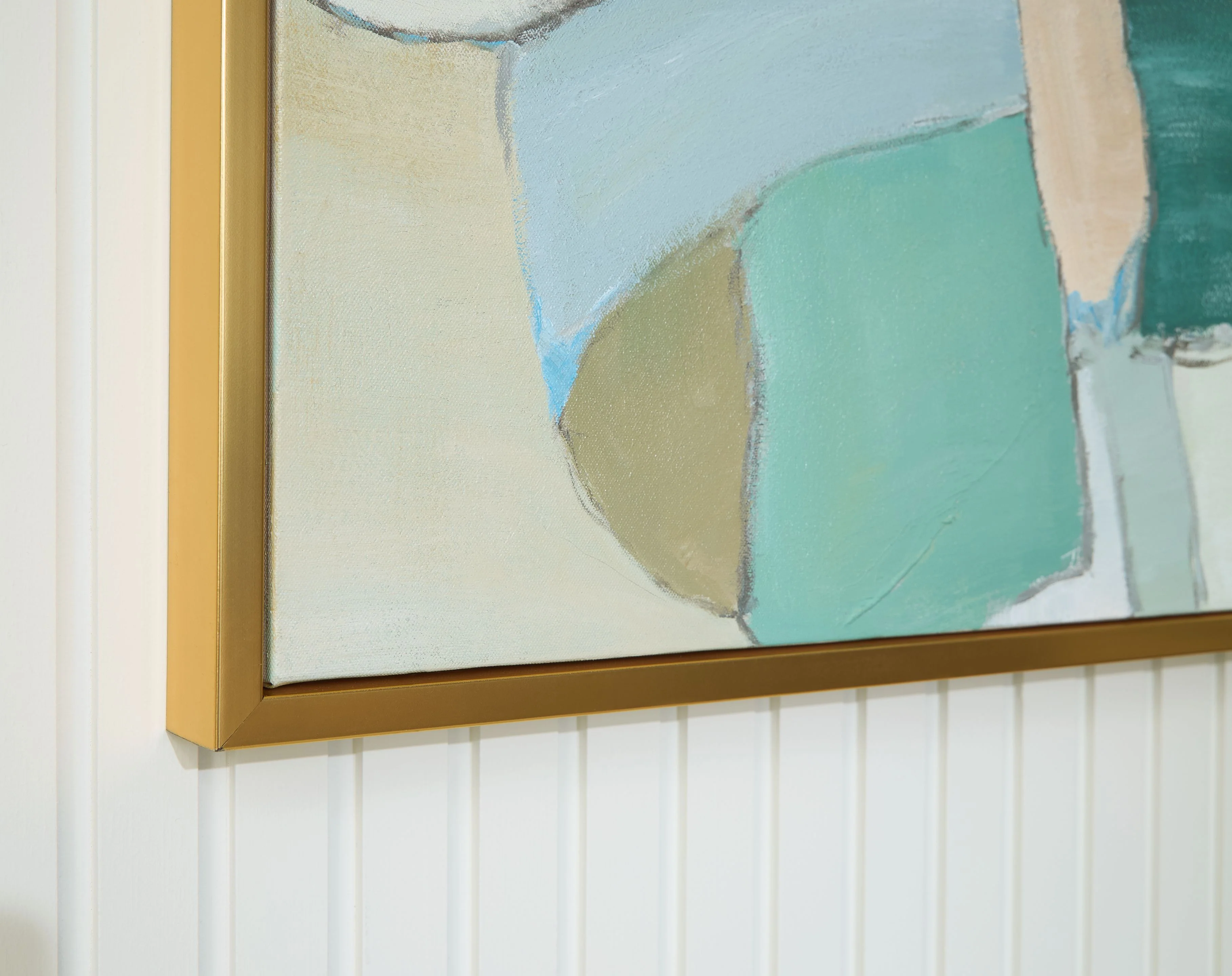 Wynburn - Wall Art - White / Blue / Green - Image 7