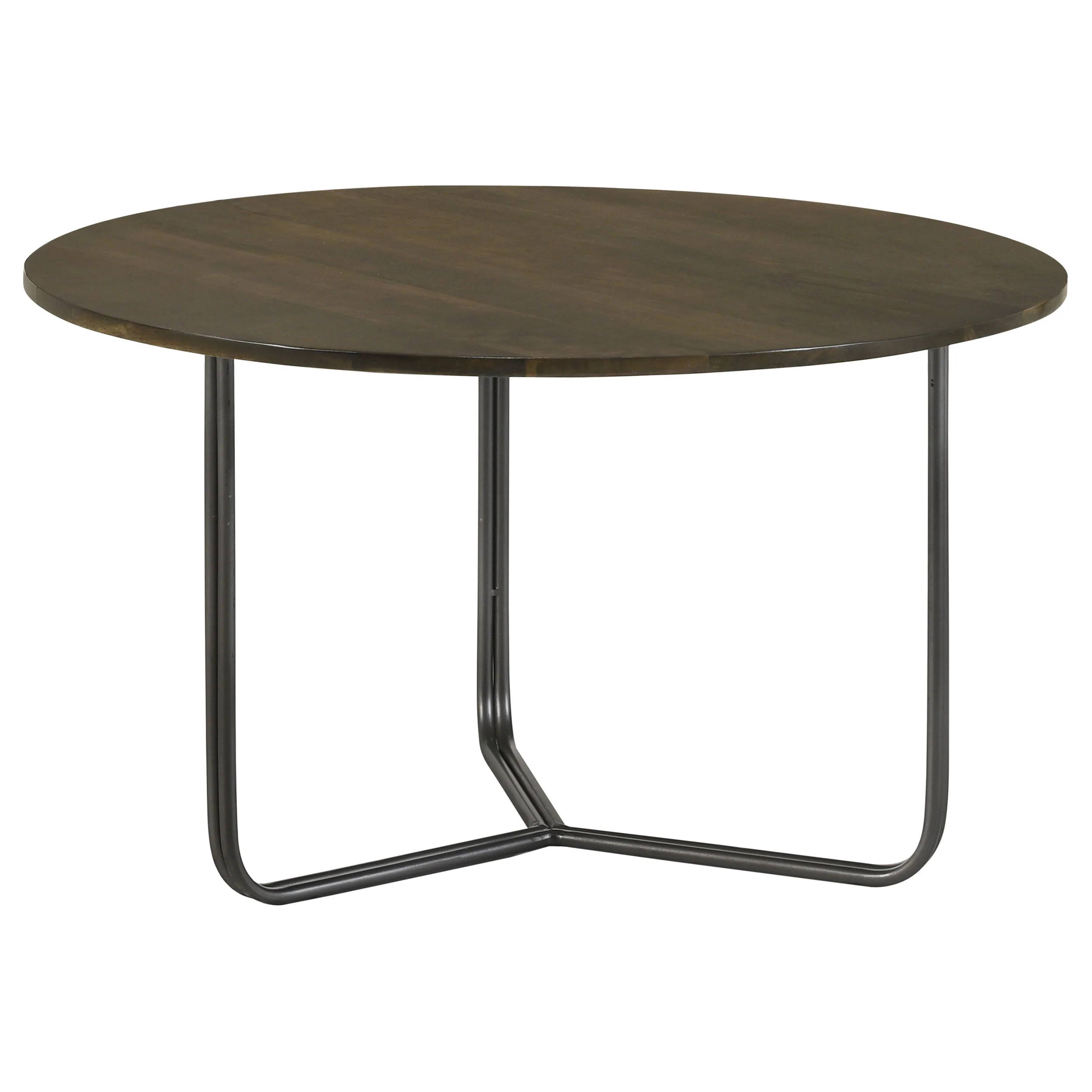 Yaritza - Round Mango Wood Coffee Table - Natural And Gunmetal - Image 8