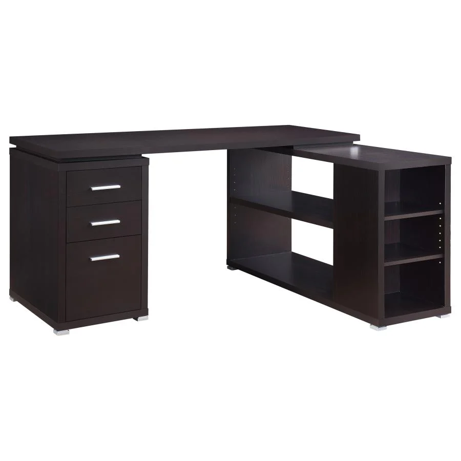 Yvette - 3-Drawer L-Shape Computer Desk - Image 2