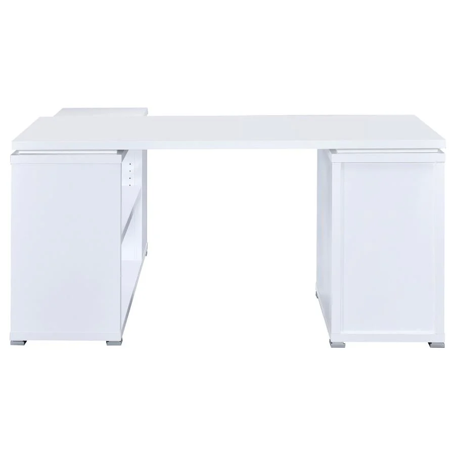 Yvette - 3-Drawer L-Shape Computer Desk - Image 29