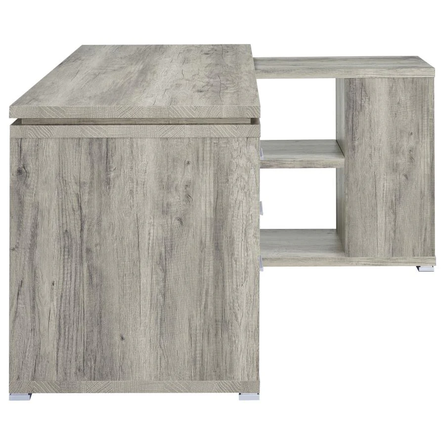 Yvette - 3-Drawer L-Shape Computer Desk - Image 36