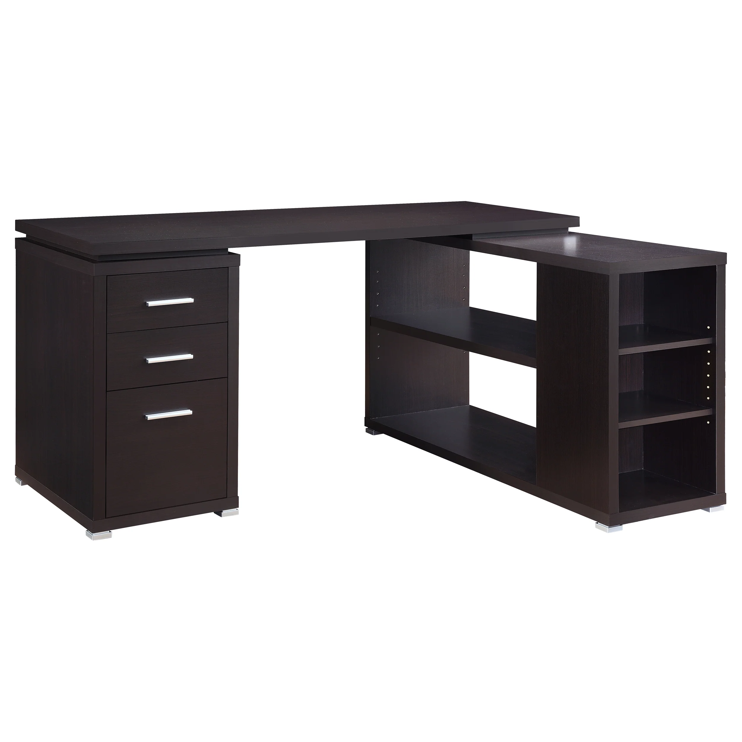 Yvette - 3-Drawer L-Shape Computer Desk - Image 48