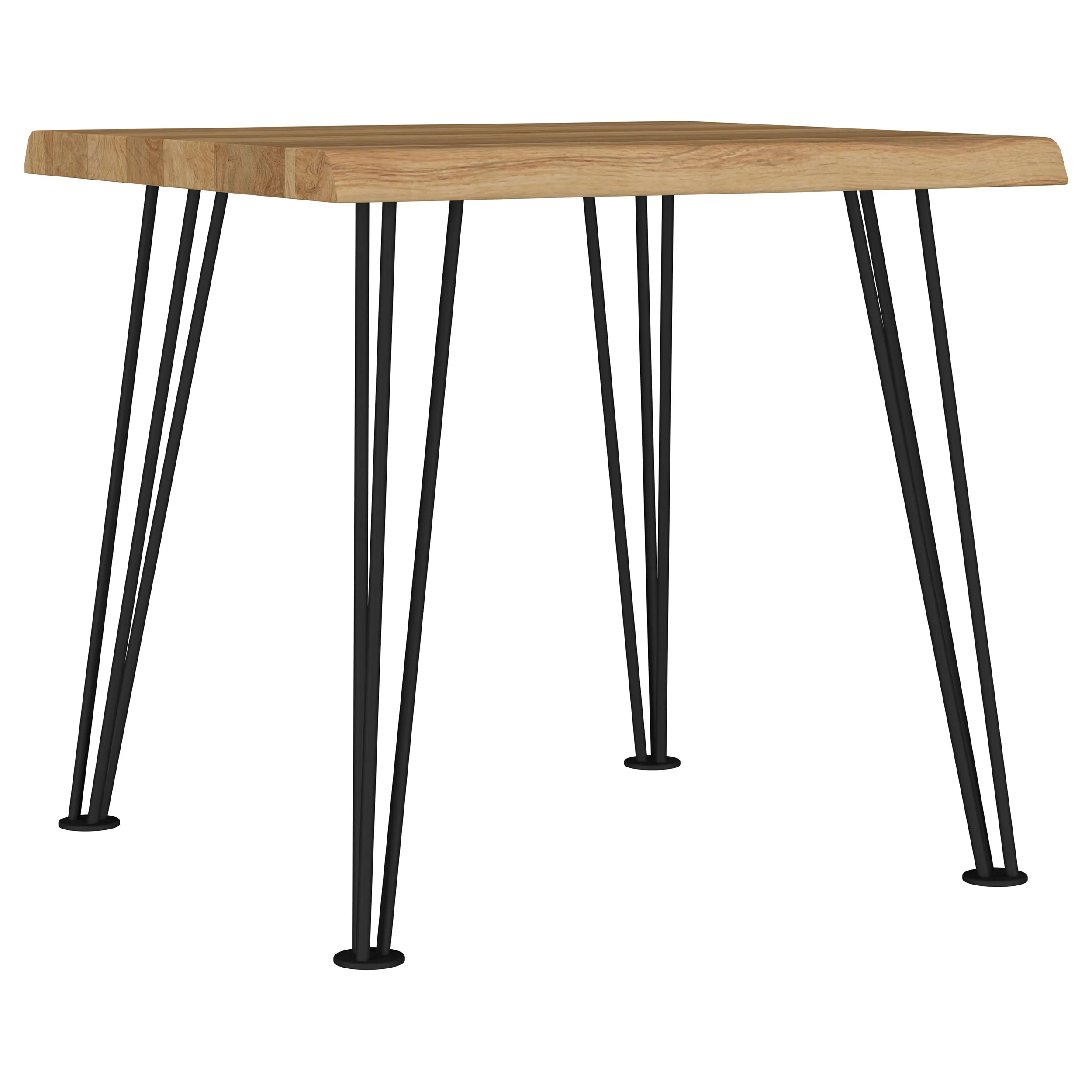 Zander Square Wood Top Coffee Table Natural Brown - Image 10