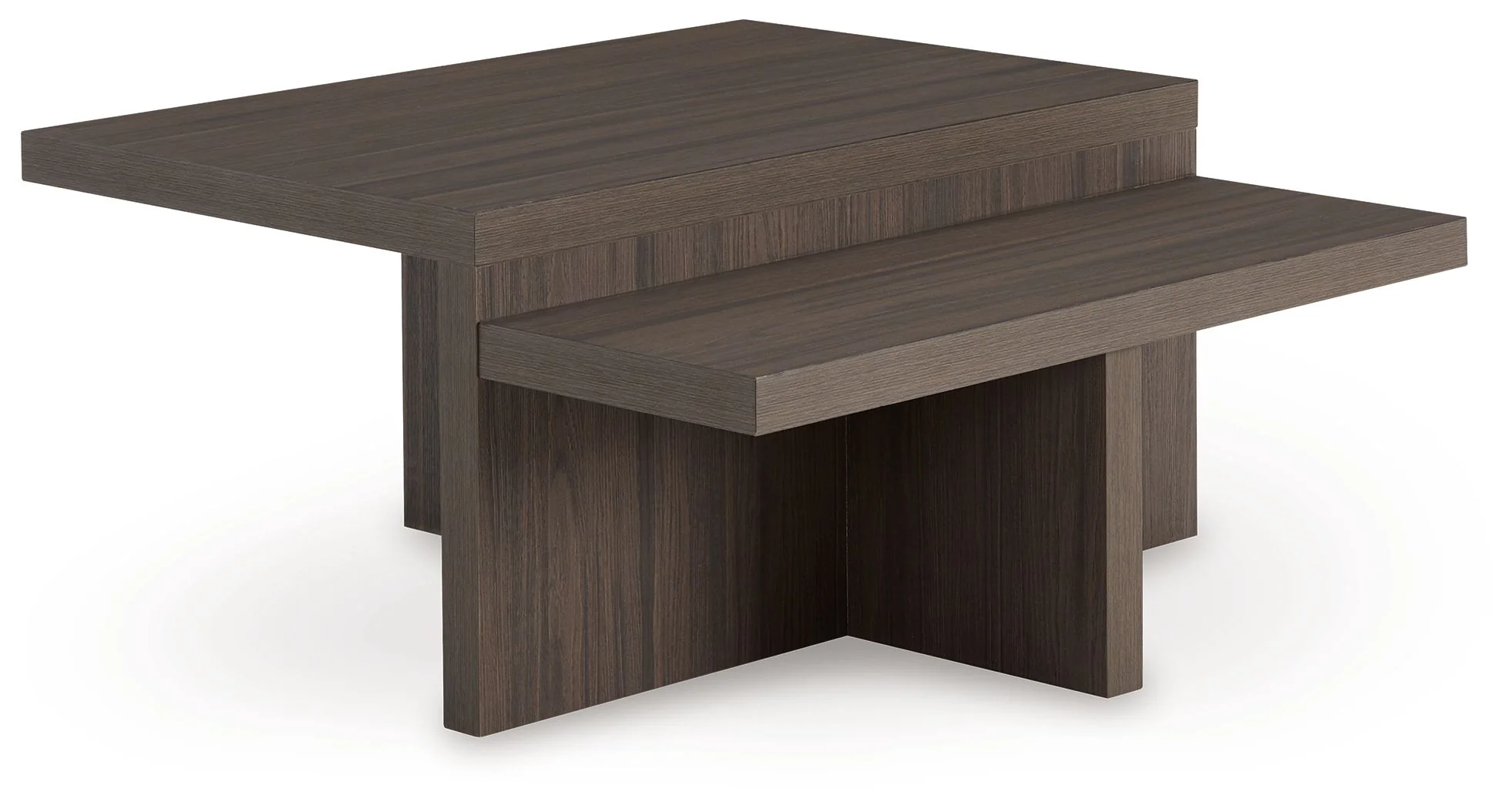 Zendex - Occasional Table Set (Set of 2) - Brown - Image 10