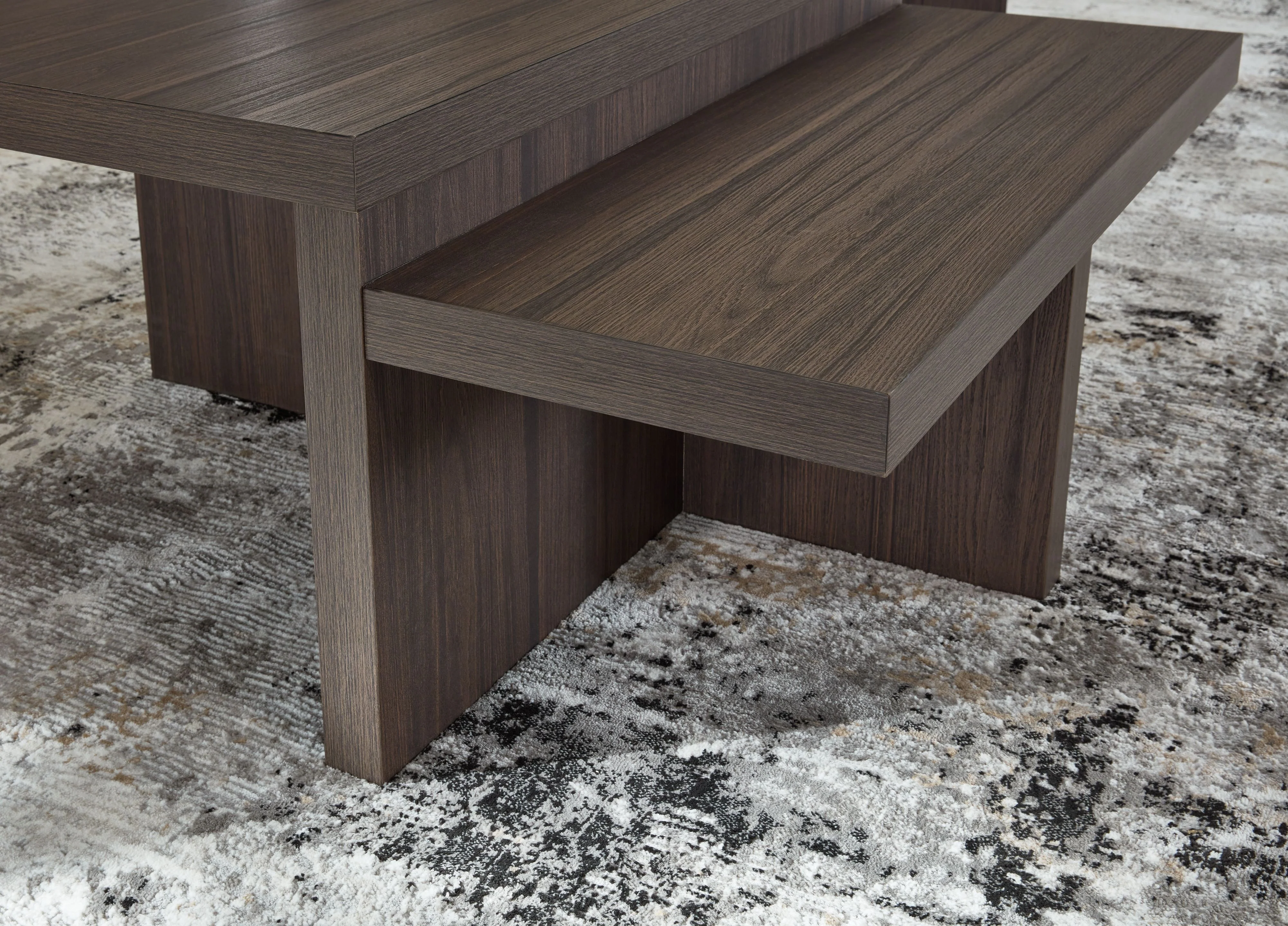 Zendex - Occasional Table Set (Set of 2) - Brown - Image 11