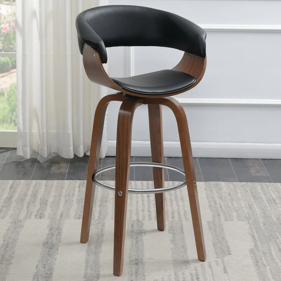 Zion - Upholstered Swivel Bar Stool - Image 3