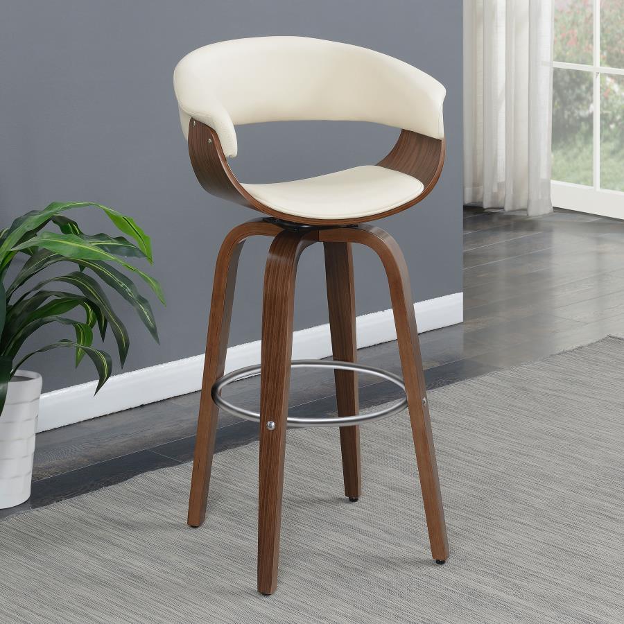 Zion - Upholstered Swivel Bar Stool - Image 4