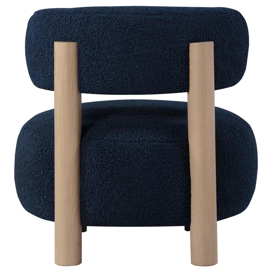Zonie - Boucle Upholstered Barrel Back Accent Chair - Image 14