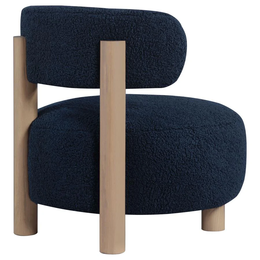 Zonie - Boucle Upholstered Barrel Back Accent Chair - Image 16