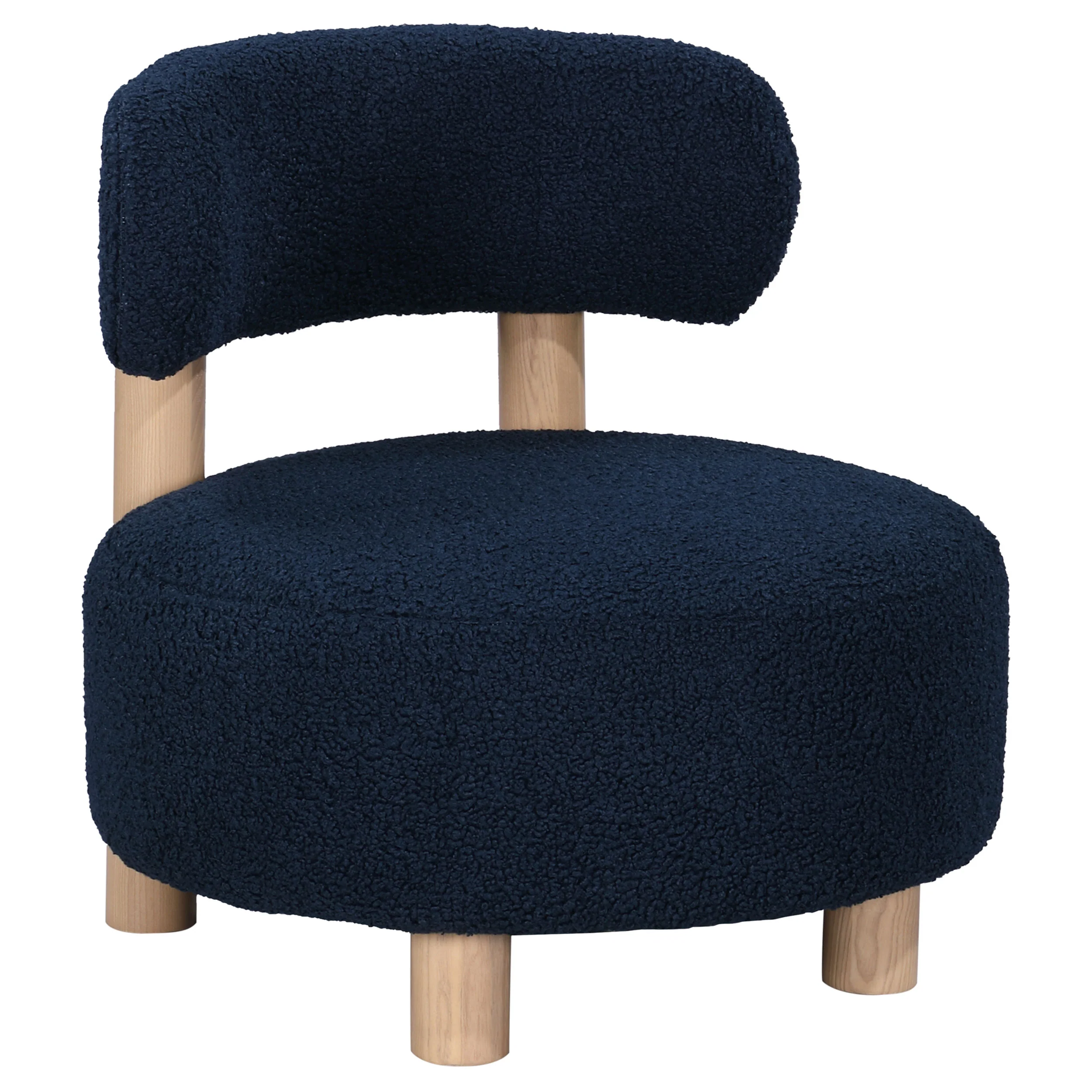 Zonie - Boucle Upholstered Barrel Back Accent Chair - Image 24