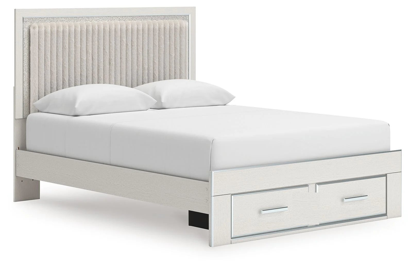Zuraleus - Upholstered Panel Platform Storage Bed - Image 3