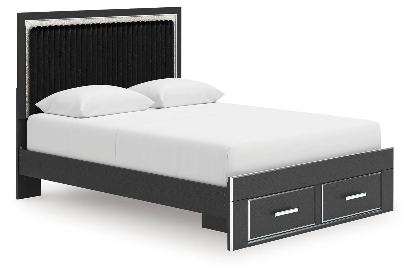 Zuraleus - Upholstered Panel Platform Storage Bed - Image 4