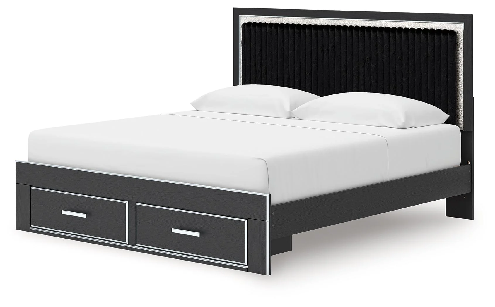 Zuraleus - Upholstered Panel Platform Storage Bed - Image 7